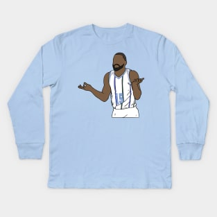 Kemba Walker Shrug Kids Long Sleeve T-Shirt